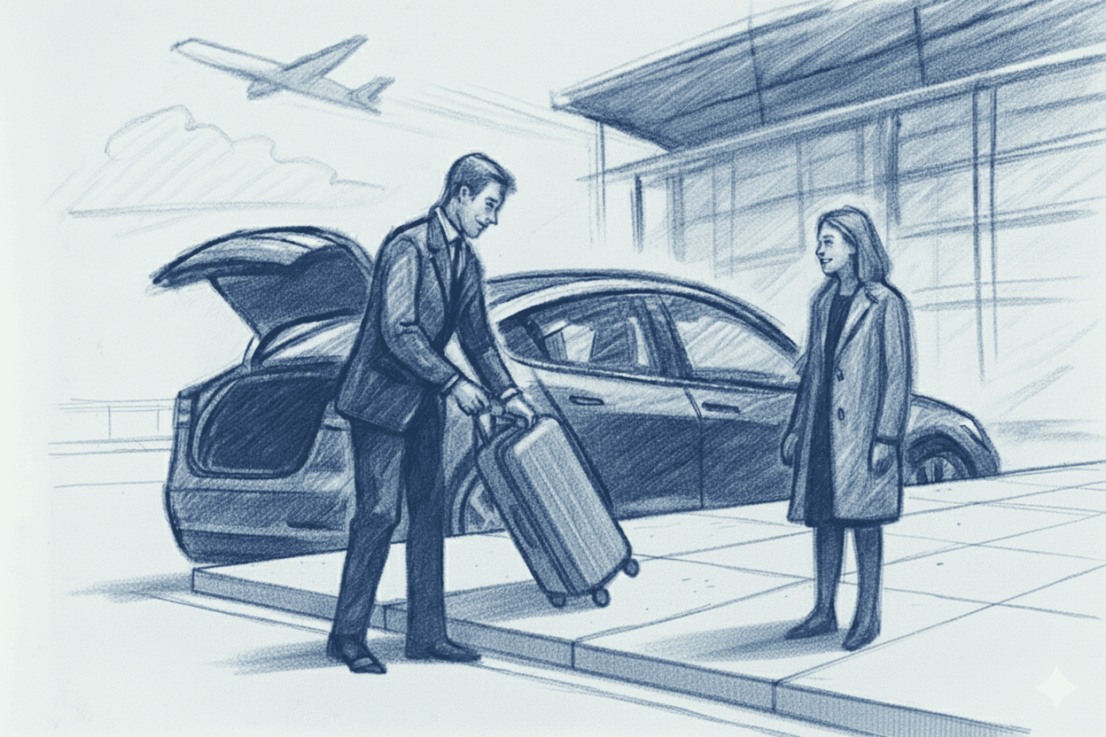 Premium airport transportation service